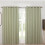 (46x54", Green) Solid Colour Eyelet Curtains Blackout Ready Made Ring Top Cosmos 1