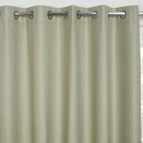 (46x54", Green) Solid Colour Eyelet Curtains Blackout Ready Made Ring Top Cosmos 1