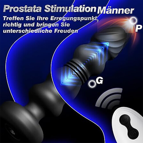 Plug anal avec télécommande - Stimulateur de prostate - 10 modes de vibration - Chargement USB - Gode anal 2
