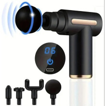 Massage gun - Massage pistol - 35 dB - 6 speeds - 4 massage heads