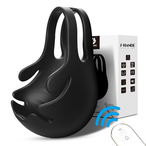 Testicle vibrator - Scrotum stimulation - Penis ring - Remote control - Cock ring - Very high quality