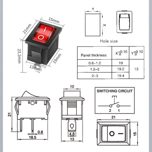 IP67 Waterproof Inline Switch 12V DC 20A High Current Power 2