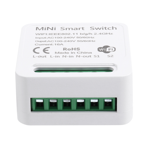 Mini Smart WiFi Relay Switch, DIY Timer Light Switch Module Life/Tuya Application, Wireless Remote Control 2