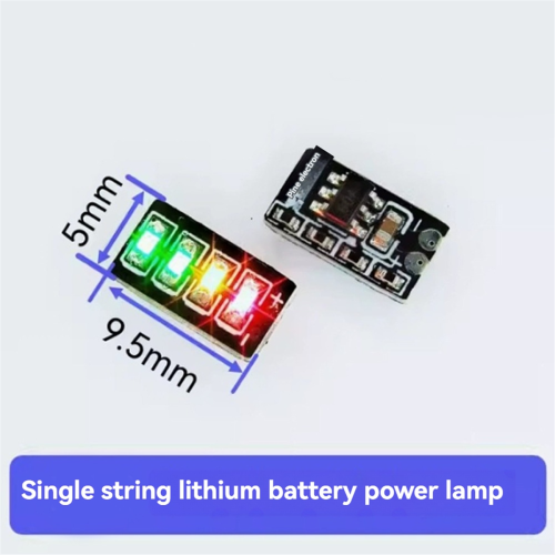 3.7-4.2V Mini Metering Module 1 Series Ternary Lithium Battery Power Display Led Light 2