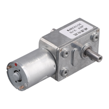 Motor de CC JGY370 de 12 V y 30 RPM con reducción de velocidad y engranaje helicoidal turbo de alto par.