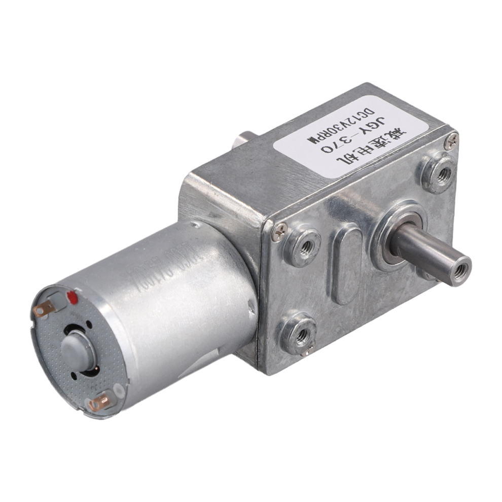 Jgy370 Dc Motor 12V 30Rpm Reduce Speed With High Torque Turbo Worm Geared 4852097225097