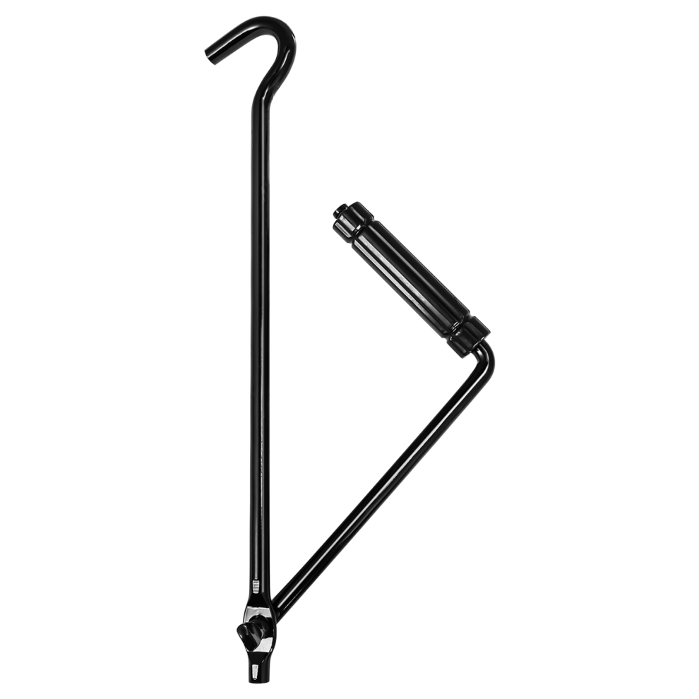 Car Jack Hand Crank Wheel Spanner Handle For Scissor Lift Black 4852097233115