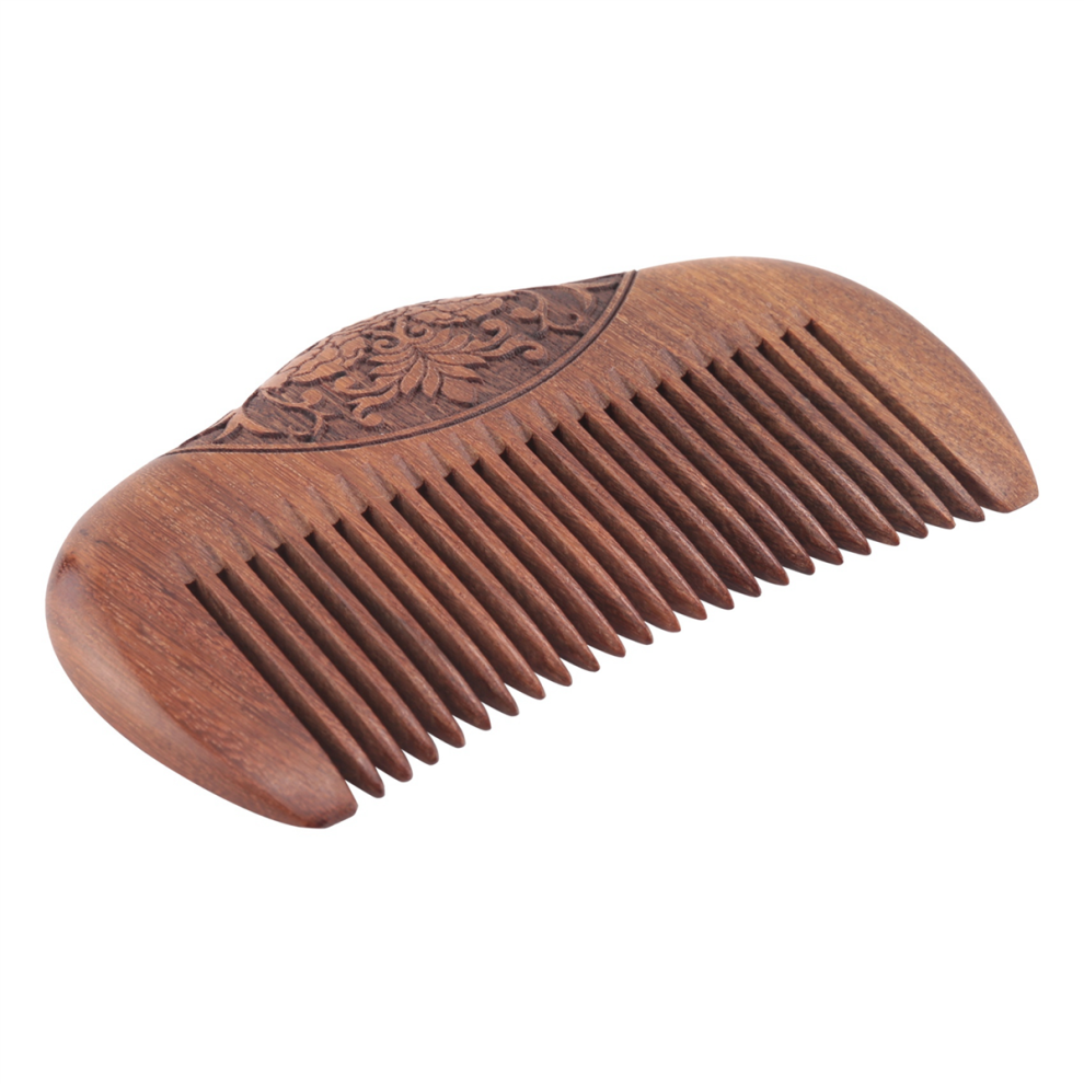 Pocket Comb Sandalwood Super Narrow Dent Wood Combs Static Lice Beard Hairstyle 4852097231395