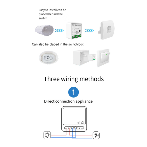 Tuya 16A MINI Wifi Switch DIY 1-Way Remote Control Timer Relay Automation for Smart Life Work 2