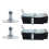 4 PCS Lower & Upper Left Right Catch Latch Hood Lock for E46 E39 E52 E53 51238229807 51238203859 5