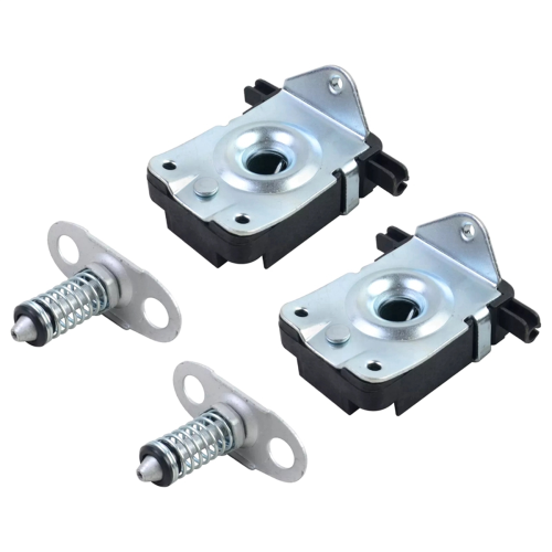 4 PCS Lower & Upper Left Right Catch Latch Hood Lock for E46 E39 E52 E53 51238229807 51238203859 1