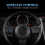 Telecomando Bluetooth wireless per auto e bici, pulsante multimediale, lettore musicale MP3 per iOS, Android, telefono e tablet 3