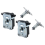 4 PCS Lower & Upper Left Right Catch Latch Hood Lock for E46 E39 E52 E53 51238229807 51238203859 7