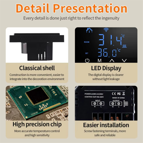 Smart Home Thermoregulator WIFI Warm Floor Thermostat Remote Control for 16A Heating Temperature Controller 2