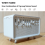 White Noise Machine Diffuser Air Aroma Humidifier with 8 Adjustable, Night Light, Bluetooth Speaker 8