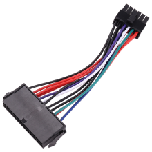 Cavo di alimentazione ATX da 24 pin femmina a 12 pin maschio, cavo rivestito, filo 18 AWG per scheda madre Q87H3-AM Q87H3 AM Q87