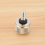 Tapa de tornillo para perno de asiento de aluminio cromado 10