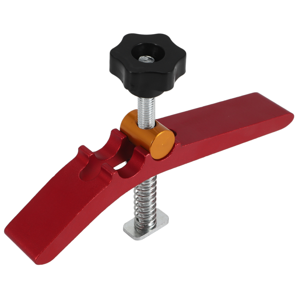 Woodworking T-Track Hold Down Clamp Set Aluminum T-Slot Table Workbench Wood Fixture Jig Clamping Blocks Platen B 4852097239711