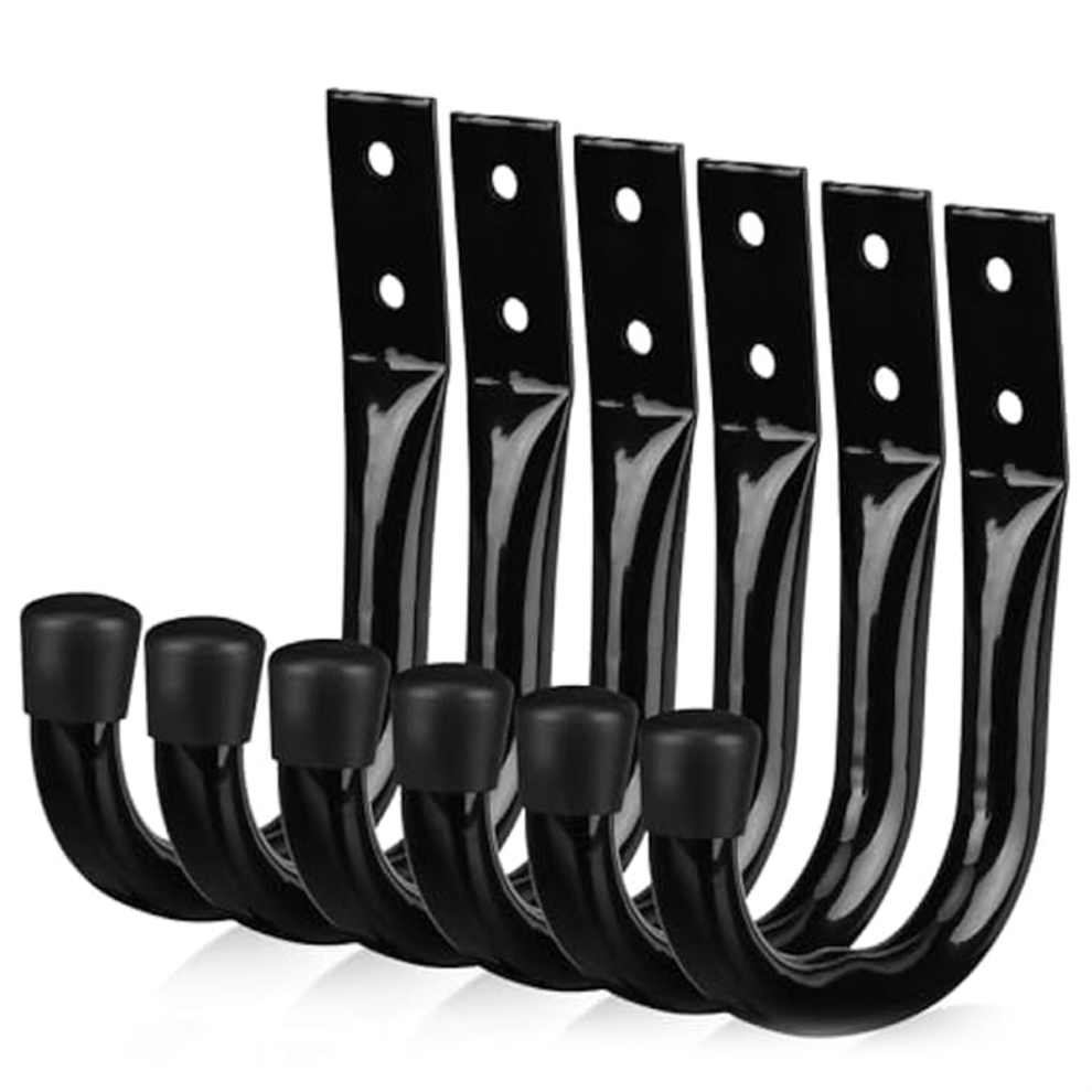 6Pcs Heavy Duty Garage Storage Hooks,Bike Hooks For Wall,Utility Hooks,Wall Mount J Hook Hanging 4852097244326