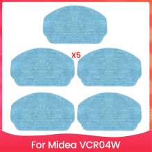 Paquete de 5 paños de limpieza para aspiradora robot VCR04W, repuestos y accesorios.