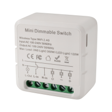 Modulo interruttore dimmer intelligente Tuya WiFi supporta luci LED dimmerabili a 2 vie, funziona con la casa