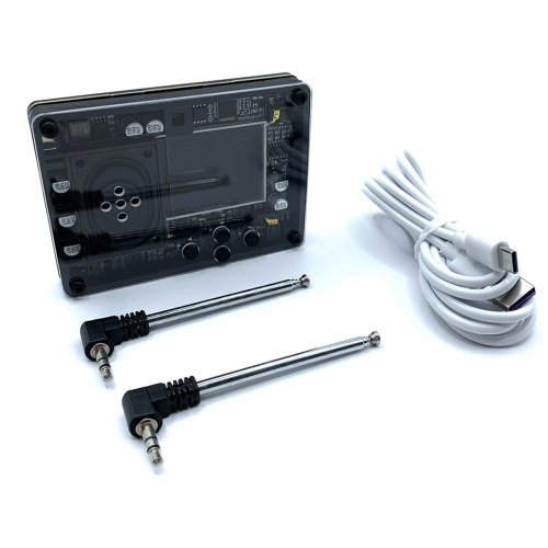 Mini Theremin Musical Electronic Instrument with Screen Display Gift Black
