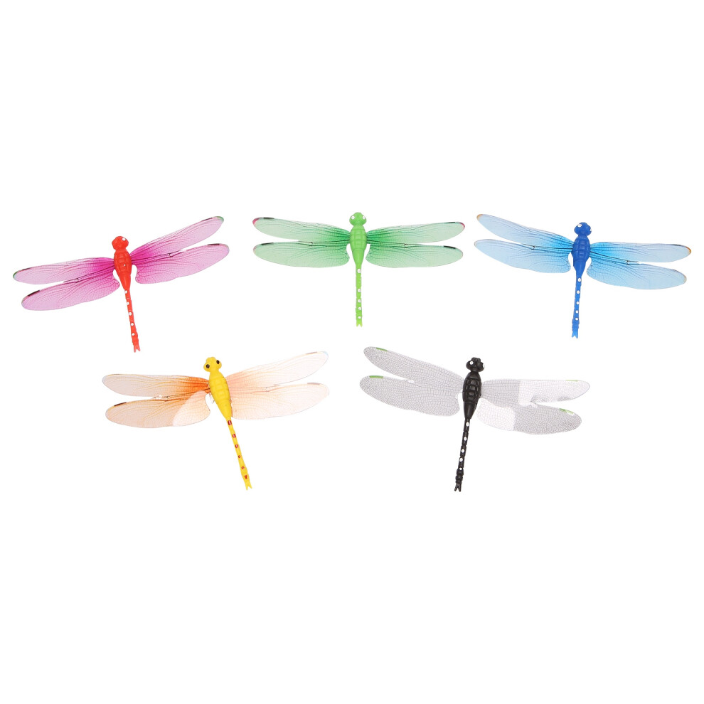 5Pcs 8Cm 3D Artificial Dragonflies Fridge Magnet For Home Christmas Wedding Decoration, Colors Randomly Send 4852097253632