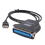 New Parallel Port DB36 LPT Printer USB Express Card Converter Adapter Black 2