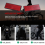 rectangle red Reflectors Universal For Motorcycles ATV Bikes Dirt 9