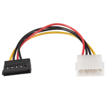 Adapter-Konverterkabel, Strombuchse auf Molex-Stecker, 6 Zoll