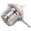 Conector hembra SO239 UHF para panel de soldadura, recto, plateado 1