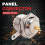 Conector hembra SO239 UHF para panel de soldadura, recto, plateado 9