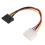 Cable adaptador conversor de conector hembra a conector Molex macho de 6 pulgadas 3
