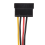 Cable adaptador conversor de conector hembra a conector Molex macho de 6 pulgadas 9