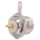 Conector hembra SO239 UHF para panel de soldadura, recto, plateado 10