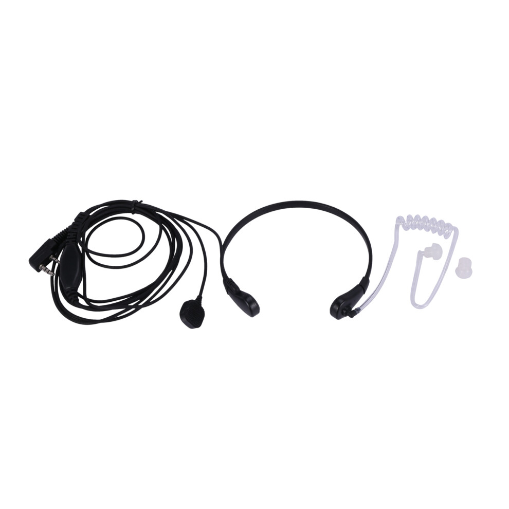 Photos - Radio / Clock Throat Microphone Vibration Headset Earpiece for Two Way Radio Uv-5R Uv-82 Uv-B6 -888S Walkie Talkie Earphone