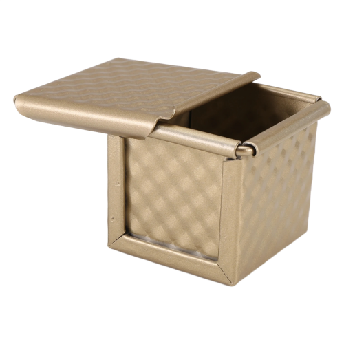 Square Loaf Pan with Lid Toast Mold Bread Pullman Cover Non-Stick Mini Water Cube Box 2