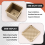 Square Loaf Pan with Lid Toast Mold Bread Pullman Cover Non-Stick Mini Water Cube Box 10