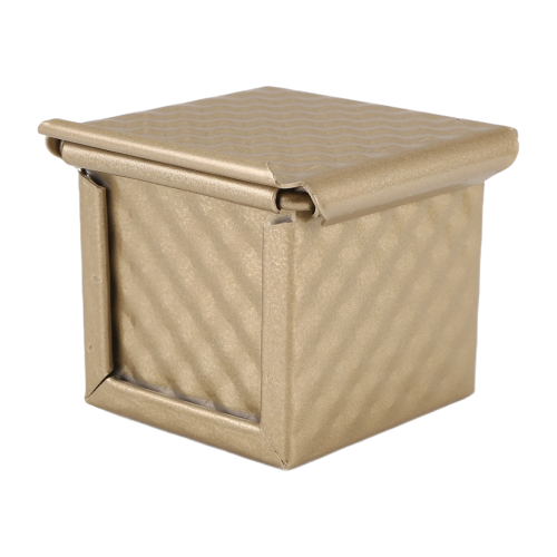 Square Loaf Pan with Lid Toast Mold Bread Pullman Cover Non-Stick Mini Water Cube Box