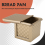 Square Loaf Pan with Lid Toast Mold Bread Pullman Cover Non-Stick Mini Water Cube Box 5