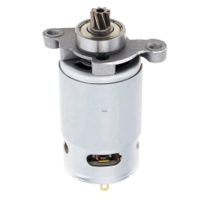 Motor de CC RS550 de 21 V para sierras eléctricas reciprocantes, 8 dientes, alta potencia con engranaje helicoidal