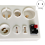 Multi-Interface Test Lamp Holder 12 Port Led Bulb Tester Versatile Lcd for E27 B22 E14 EU Plug 7
