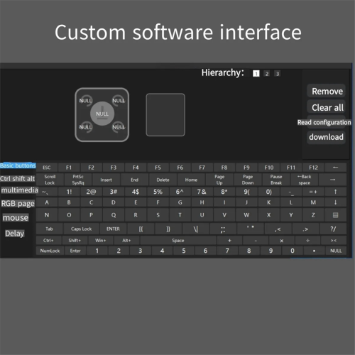 Controlador de volumen USB con cable + Bluetooth Multimedia Teclado pequeño personalizado ajustable 2