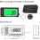 LCD Digital Hourmeter Tachometer Engine Thermometer Replaceable Clock for ATV Marine Boat Gasoline Engines 3