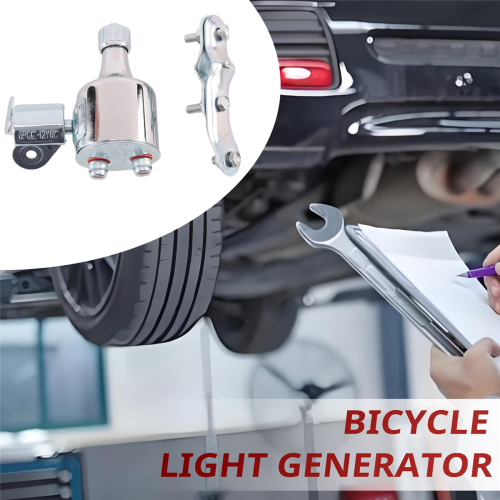 New Bicycle Light Generator 12V 6W Dynamo Motorized Friction Head Rear Kit