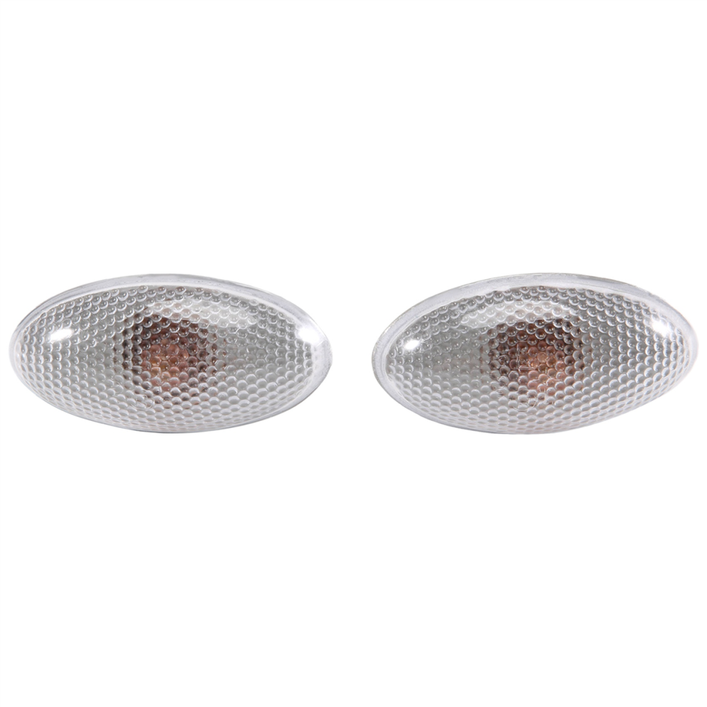 632574 2 X Turn Signal Side Marker Repeater Lamp Indicator For 206 407 607 Light 4852097260265