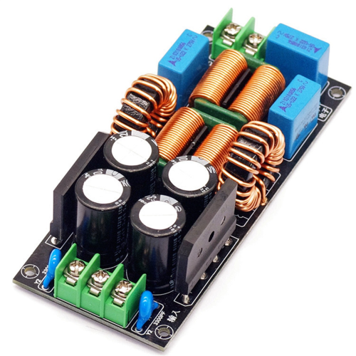 AC Filter Audio Power Amplifier EMC Electromagnetic Interference Purify DC Differential Mode Common, 20A 2