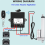 DC12V-24V Forward Reverse Switch, Linear Actuator Remote Control, 10A Current, 165 Ft Range ,Linear with 3