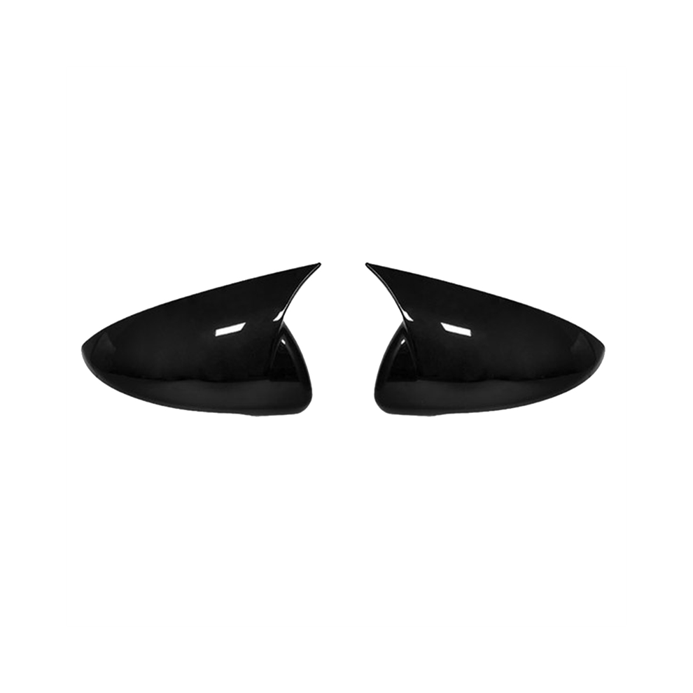 1Pair Rearview Mirror Cover For Forte K3 Cerato 2019-2023 Modified Ox Horn Shell Sticker Bright Black 4852097267493