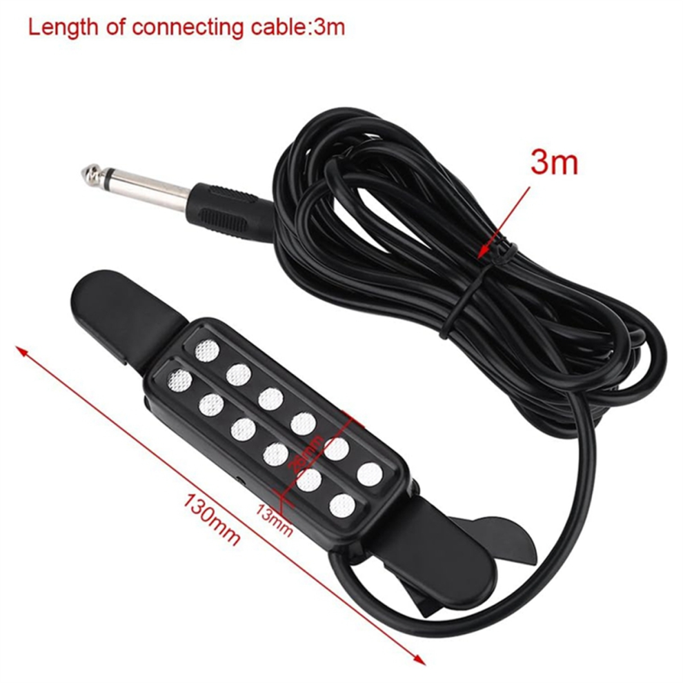 Guitar Pickup,Acoustic Pickup Connector For Metal String And Acoustic Instruments Accessories 4852097266588